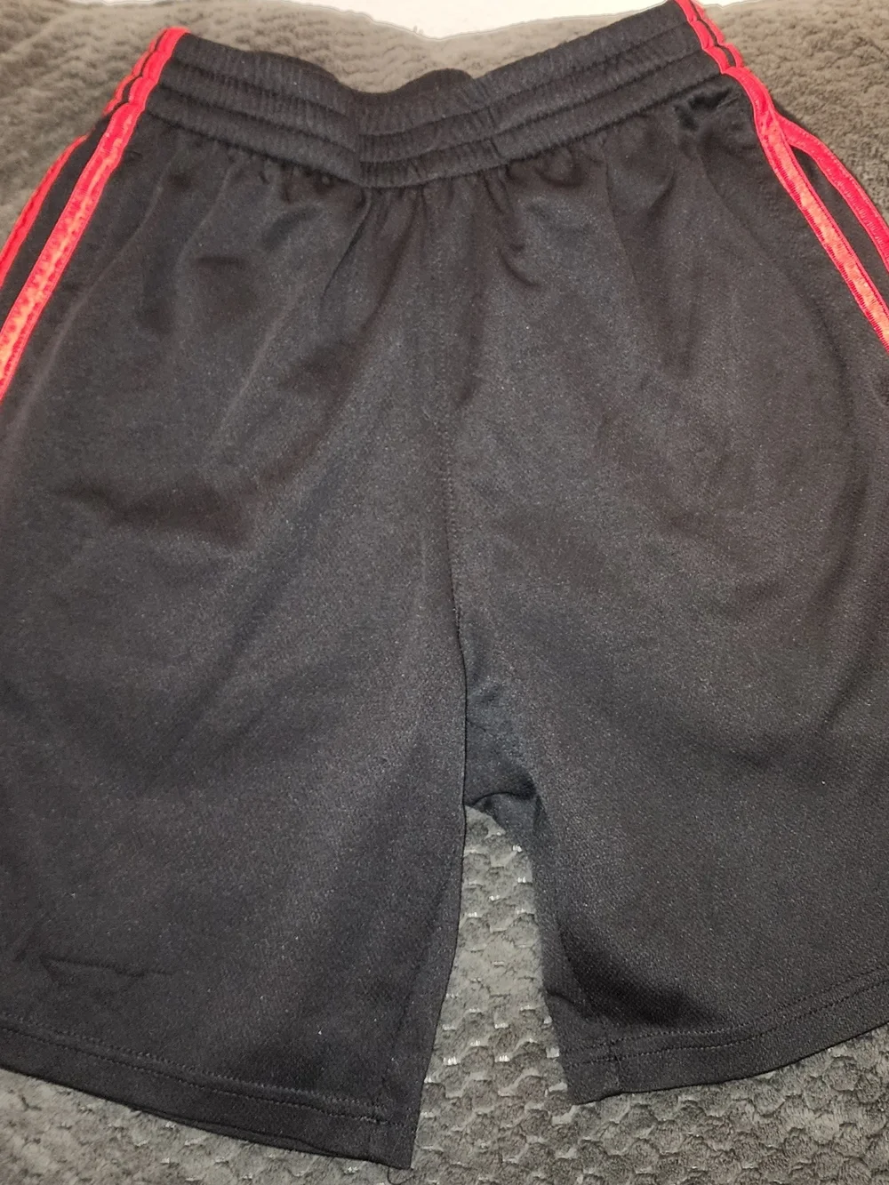 Puma Kids Black, Purple & Red Athletic Shorts Set